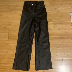 SHEIN PU leather pants